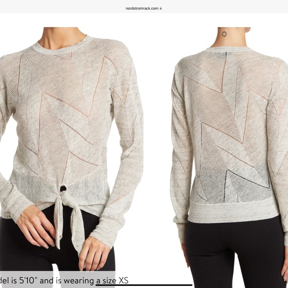 NWT $295 Veronica Beard Elina Crew Neck Sweater XL in Grey Melange - Picture 2 of 12